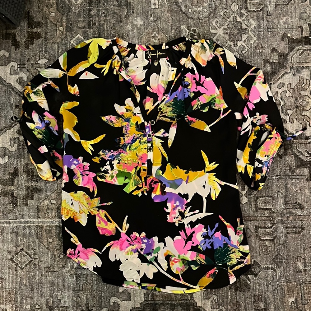 Yumi Kim floral blouse - Silk Sz XS